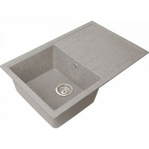 Кухонная мойка GREENSTONE GRS-76-309 темно-серая