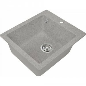 Кухонная мойка GREENSTONE GRS-17-309 темно-серая