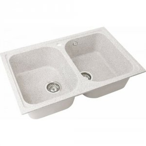 Кухонная мойка GREENSTONE GRS-15-310 серая