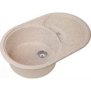 Кухонная мойка GREENSTONE GRS-18S-302 песочная