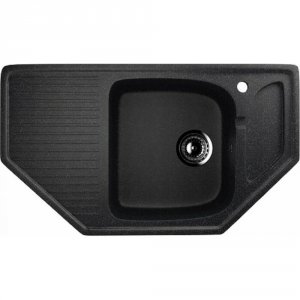 Кухонная мойка GREENSTONE GRS-10-308 черная