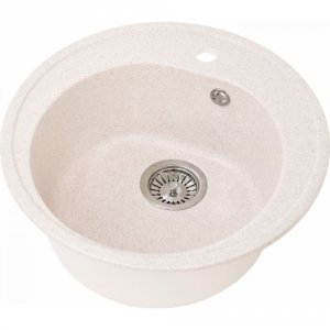 Кухонная мойка GREENSTONE GRS-08-331 белая