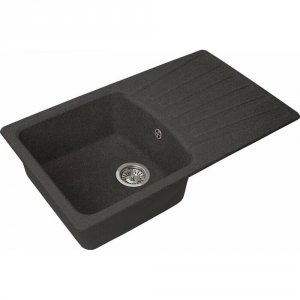 Кухонная мойка GREENSTONE GRS-12-308 черная