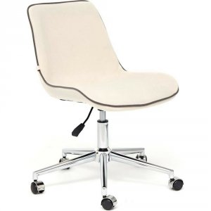 Кресло TetChair Style флок молочный 4 (13568)
