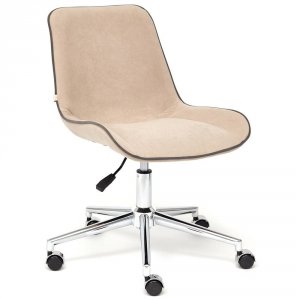 Кресло TetChair Style флок бежевый 7 (13569)