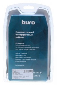 Аудио-видео кабели Buro HDMI (m)/DVI-D (Dual Link) (m) 1.8м. Позолоченные контакты черный (BHP RET HDMI_DVI18)