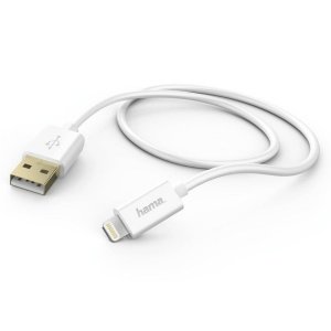 Кабель USB Hama GoldMFi 00173640 Lightning (m) USB A(m) 1.5м белый