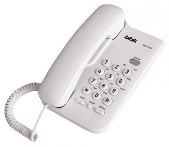 Проводной телефон BBK BKT-74 RU белый (BKT-74 RU W)