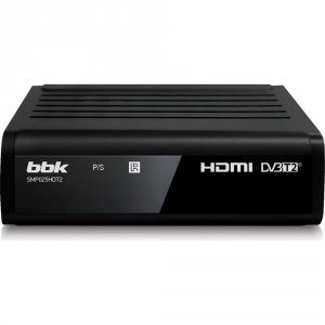 Приставки для цифрового ТВ BBK SMP025HDT2 черный (SMP025HDT2 (B))