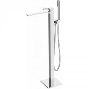 Напольный смеситель для ванны BelBagno Luce напольный, хром (LUC-FMT-CRM)