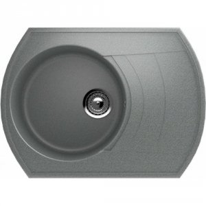 Кухонная мойка GREENSTONE GRS-65-309 темно-серая