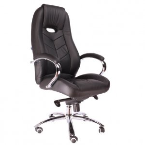 Компьютерное кресло Everprof Кресло руководителя Drift M экокожа - черное (EC-331-1 PU Black)