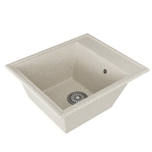 Кухонная мойка ZOX ZX-GM 04 42х48 песочная (4630085461883) (544293)