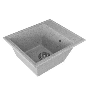 Кухонная мойка ZOX ZX-GM 04 42х48 серая (4630085461890) (544291)