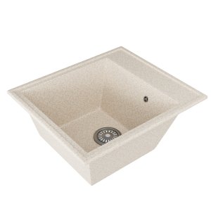 Кухонная мойка ZOX ZX-GM 04 42х48 бежевая (4630085461869) (544290)