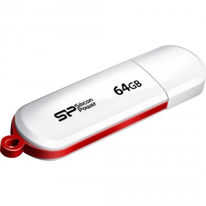 USB Flash накопитель Silicon Power LuxMini 320 64GB White (SP064GBUF2320V1W)