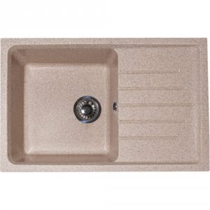 Кухонная мойка GranAlliance GA-41 песочный 302 (GA-41-302)