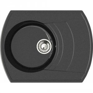 Кухонная мойка Glanz J-025-32 антрацит, матовая