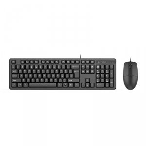 Комплект клавиатура+мышь A4Tech KK-3330 клав:черный мышь:черный USB (KK-3330 USB (BLACK))
