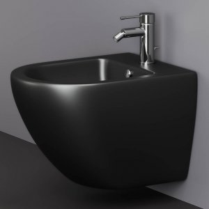 Биде подвесное Ceramica Nova Metropol черное (CN4003MB)