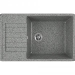 Кухонная мойка GREENSTONE GRS-78L-309 темно-серый
