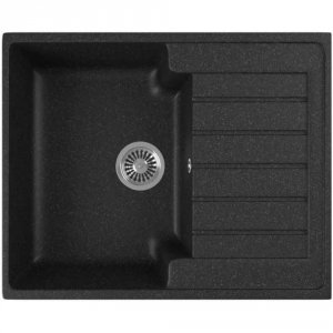 Кухонная мойка GREENSTONE GRS-13s-308 черный