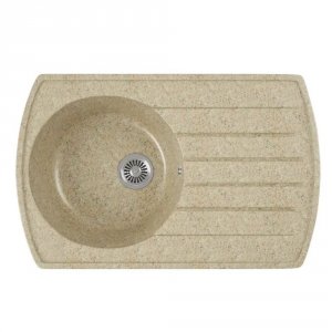 Кухонная мойка GREENSTONE GRS-23-302 песочный