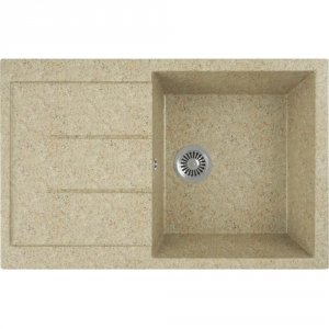 Кухонная мойка GREENSTONE GRS-25-302 песочный