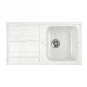 Кухонная мойка GREENSTONE GRS-20-331 белый