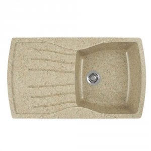 Кухонная мойка GREENSTONE GRS-22-302 песочный