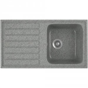 Кухонная мойка GREENSTONE GRS-20-309 темно-серый