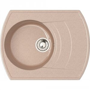 Кухонная мойка Glanz J-025-34 песочная, матовая