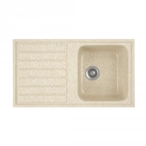 Кухонная мойка GREENSTONE GRS-20-328 бежевый
