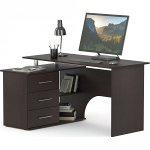 Компьютерный стол Сокол КСТ-09 левый венге (00-00010948)