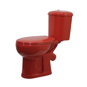 Унитаз компакт Оскольская керамика Дора красный (4631111131886) (545814)