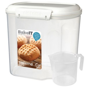 Контейнер для продуктов Sistema BAKE-IT With Cup 2.4л White (1240)