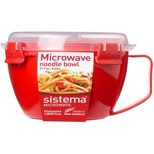 Контейнер для микроволновой печи Sistema Microwave Noodle Bowl 940мл Red (1109)