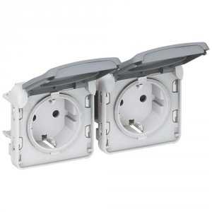 Двойная розетка Legrand Plexo (069576 125004)