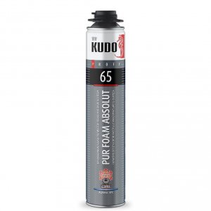 Полиуретановая монтажная пена KUDO ПРОФ PROFF 65 ALASKA (KUPP10W65)