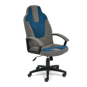 Кресло TetChair Neo (3) флок серый/синий 29/32 (15139)