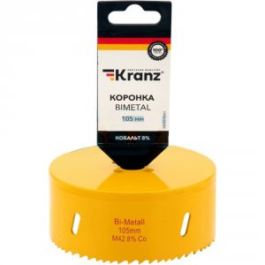 Биметаллическая коронка Kranz KR-92-0245
