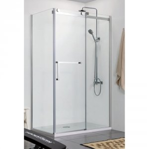 Душевое ограждение Bravat Wave 120x80 BS120.3102S профиль Хром стекло прозрачное