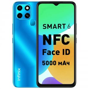 Сотовый телефон Infinix Smart 6 32Gb голубой