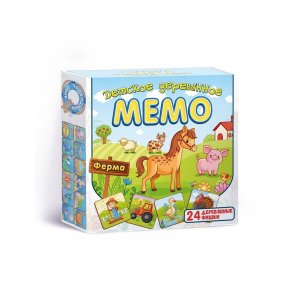 Настольная игра Нескучные игры Мемо Ферма