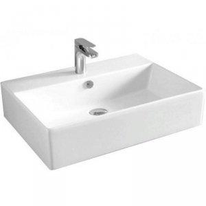 Раковина ArtCeram Quadro 50 QUL002 01 00 Белая глянцевая