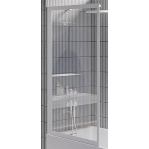 Шторка для ванной RIHO Lucid GD501 80 G005046122 (GDB508W000) профиль Белый стекло прозрачное
