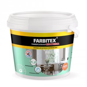 Акриловая шпатлевка для наружных и внутренних работ FARBITEX Шпатлевка FARBITEX