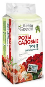 Прессованный грунт для садовых роз Робин Грин ТП0101ROB05