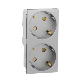 Двойная розетка Schneider Electric Unica Modular (NU306730A)