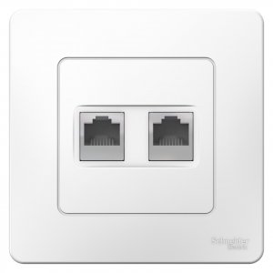 Двойная розетка Schneider Electric BLNIS045111